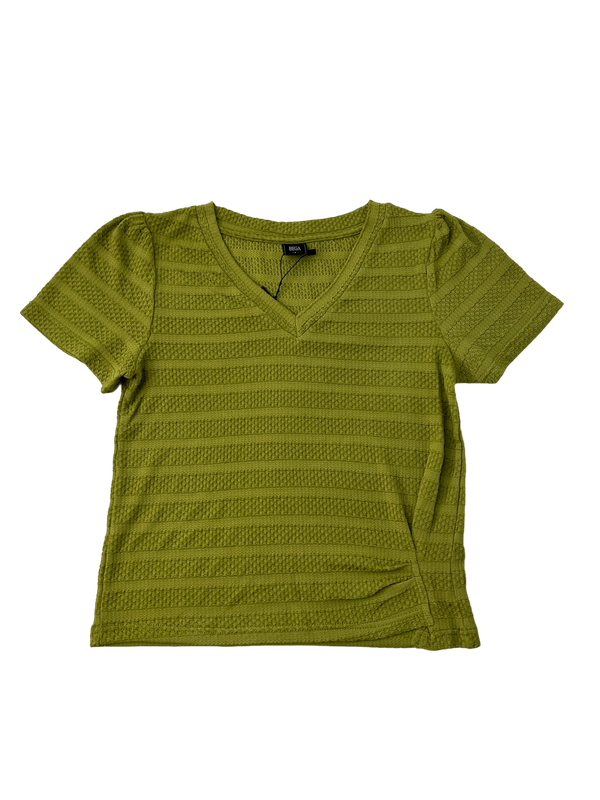 ZOEY V-NECK TSHIRT (PEAR)