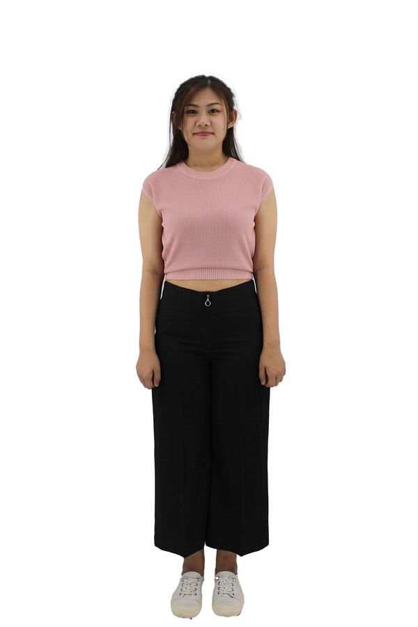KRISTA WIDE LEG PANTS (BLACK)