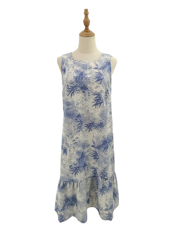 ANISSA PRINTED SLEEVELESS DRESS