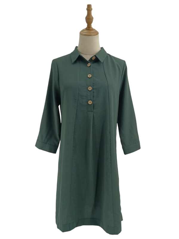 9.9 RHEA THREE QUARTER SLEEVE DRESS