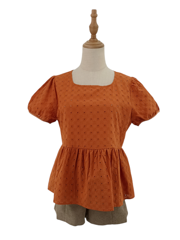 TANYA SHORT SLEEVE BLOUSE