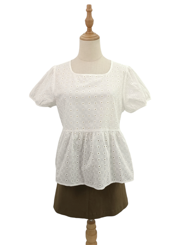 TANYA SHORT SLEEVE BLOUSE