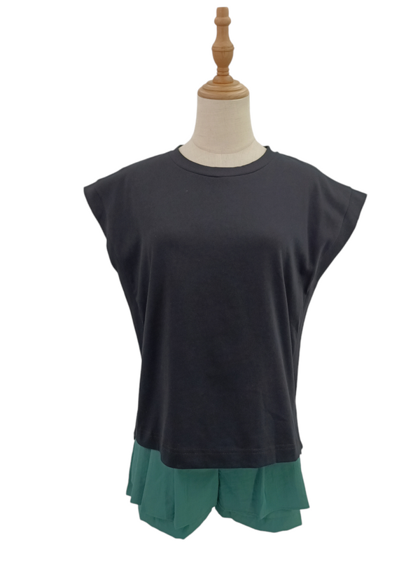 LENN CAP SLEEVE T SHIRT