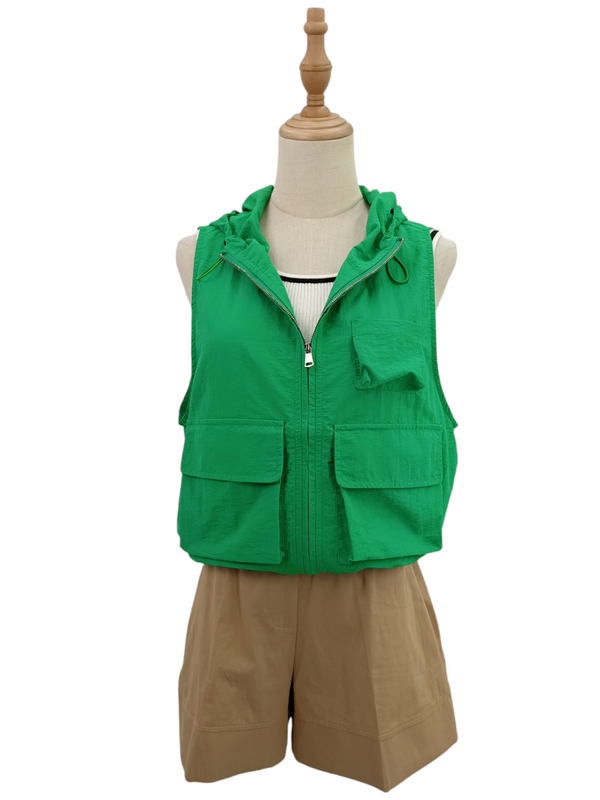 JANA HOODIE SLEEVELESS BLOUSE VEST