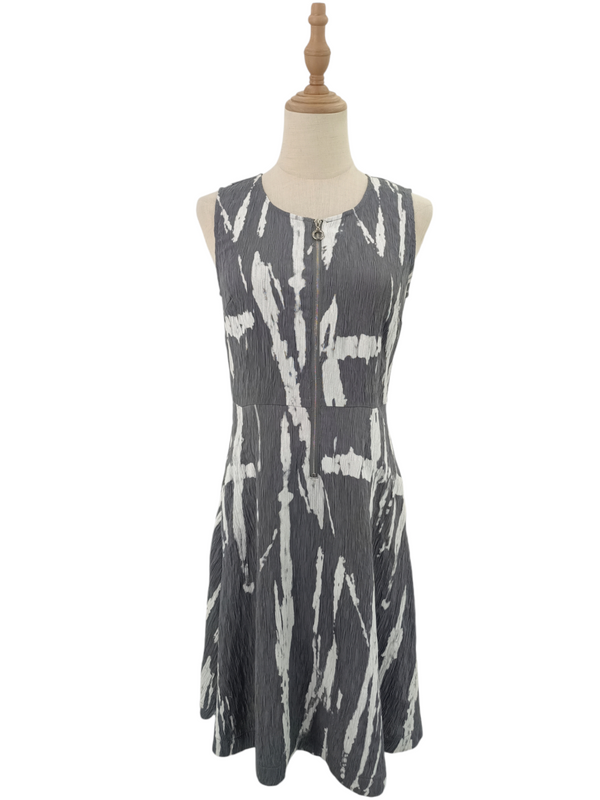 VIIVIAN SLEEVELESS PRINTED DRESS