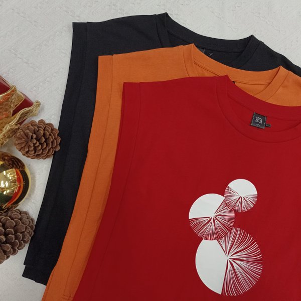 CARA MINIMALIST PRINT CAP SLEEVE TOP