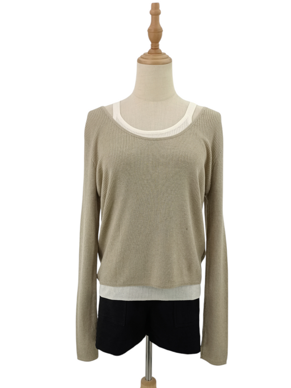 CORY LONG SLEEVE KNIT TOP