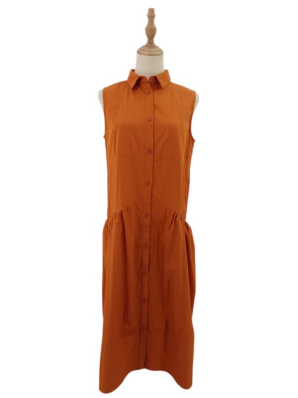 IONA SLEEVELESS WITH COLLAR DRESS