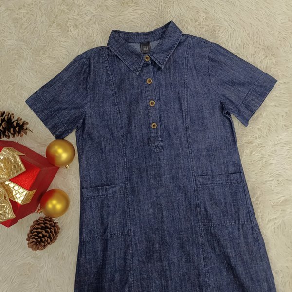 SIAN DENIM DRESS