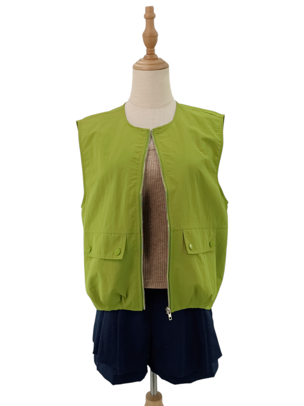 JUDE SOLID BLOUSE VEST