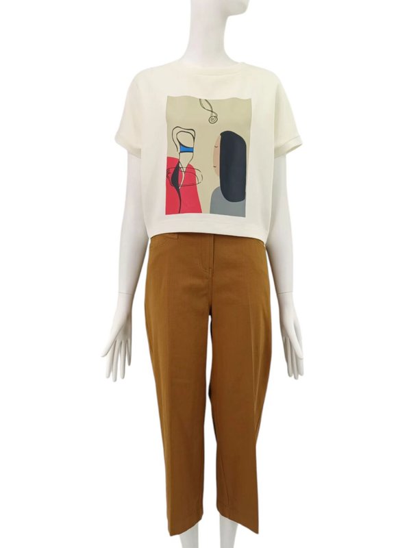 LEIA ABSTRACT PATTERN TOP (V-TS47347)
