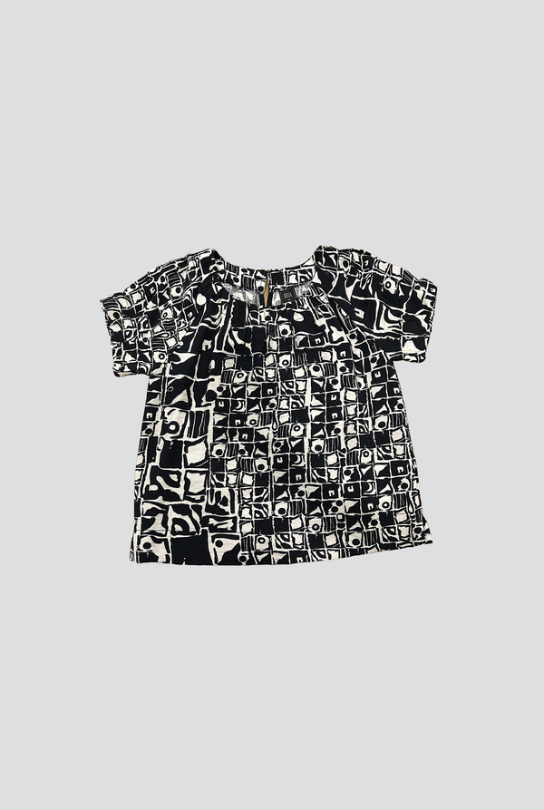 Soraya Abstract Print Tee