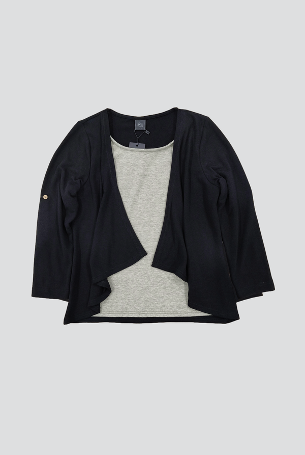 Denise FlowEase Layered Cardigan
