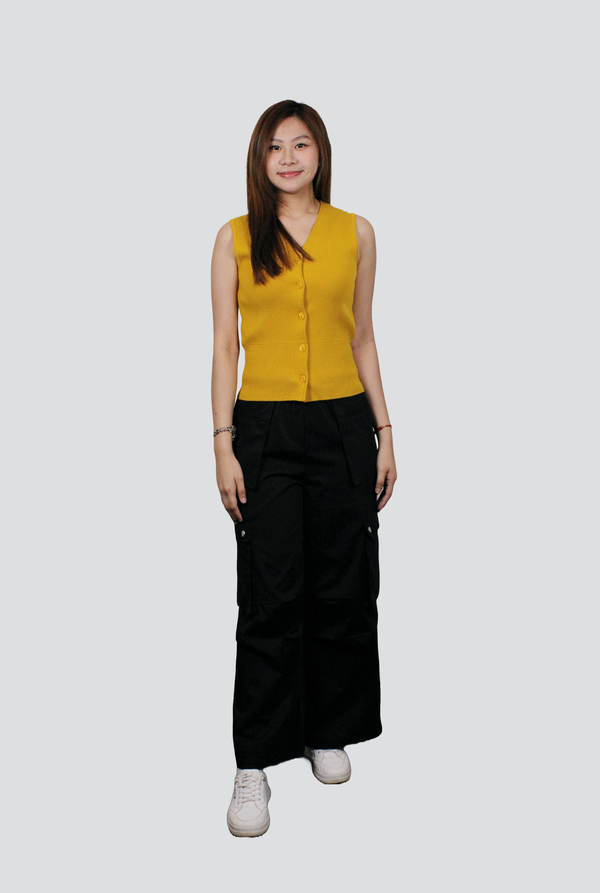 Larissa V-Neck Knit Vest