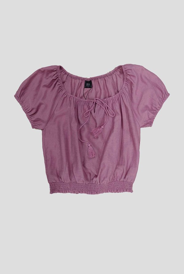 Dorothy Boho Tassel Peasant Top