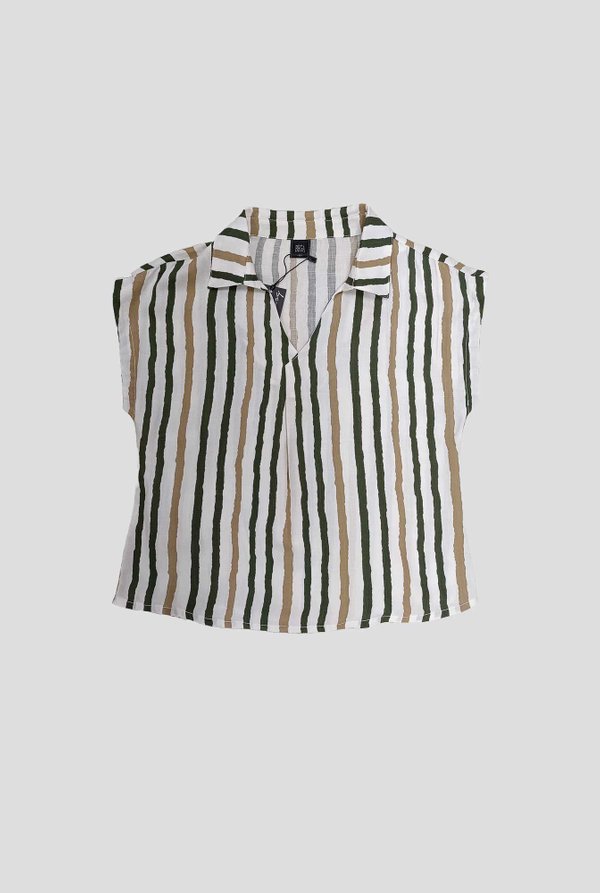 Remi Striped Collar Shirt