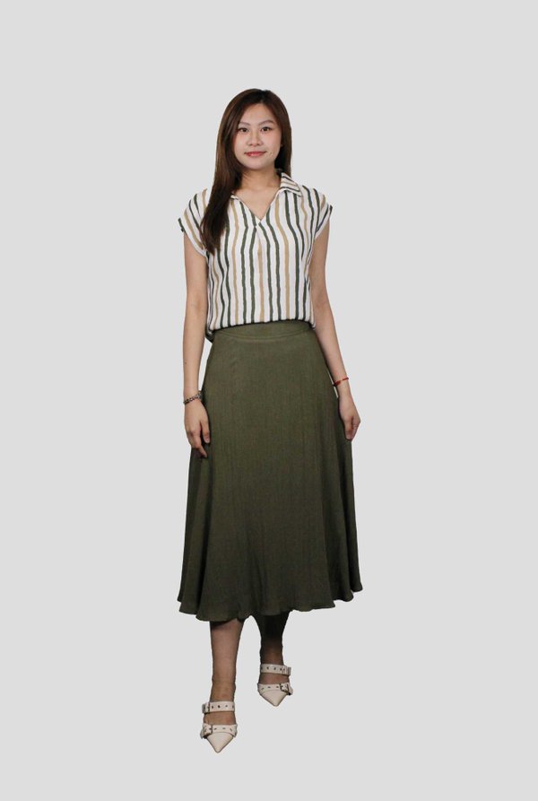 Remi Striped Collar Shirt