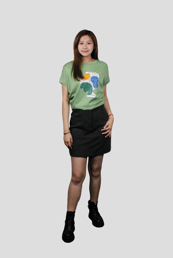 Darcy Graphic Art Print Tee