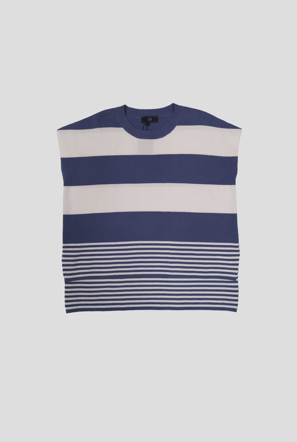 Kiara Contrast Stripe Knit Top