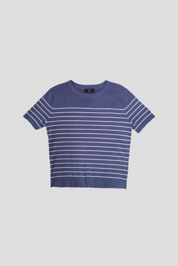 Aliza Striped Knit Top