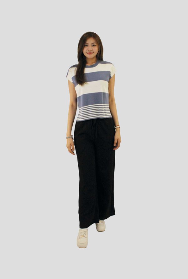 Kiara Contrast Stripe Knit Top