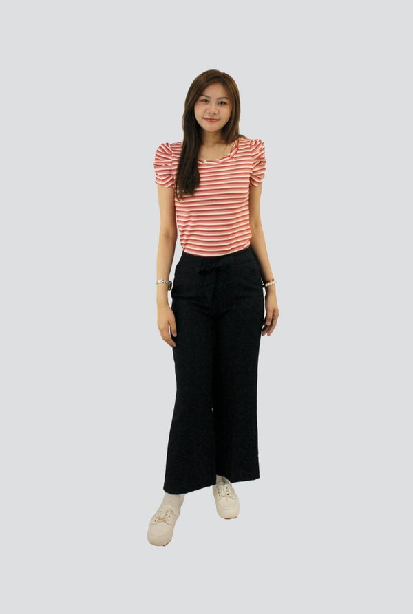 LILA CANDY STRIPE TEE