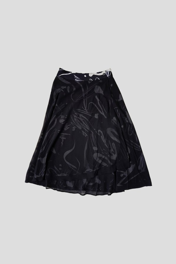 Nora Flowy Print Skirt