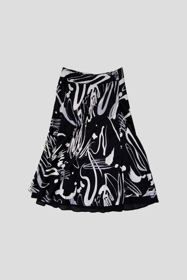 Nora Flowy Print Skirt
