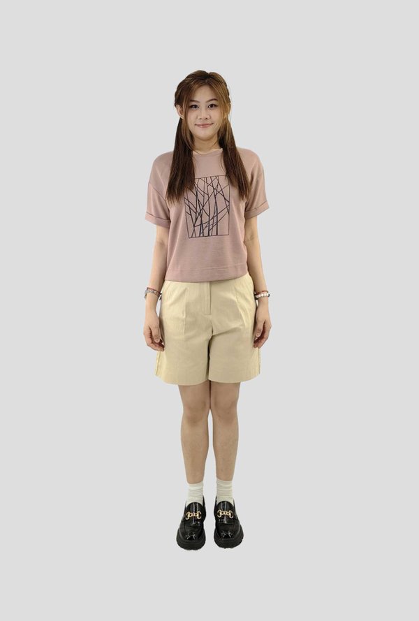 Tilda Abstract Line Tee