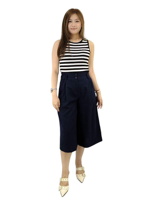 NELL STRIPPED KNIT TOP