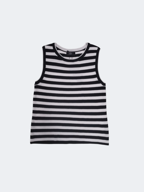 NELL STRIPPED KNIT TOP