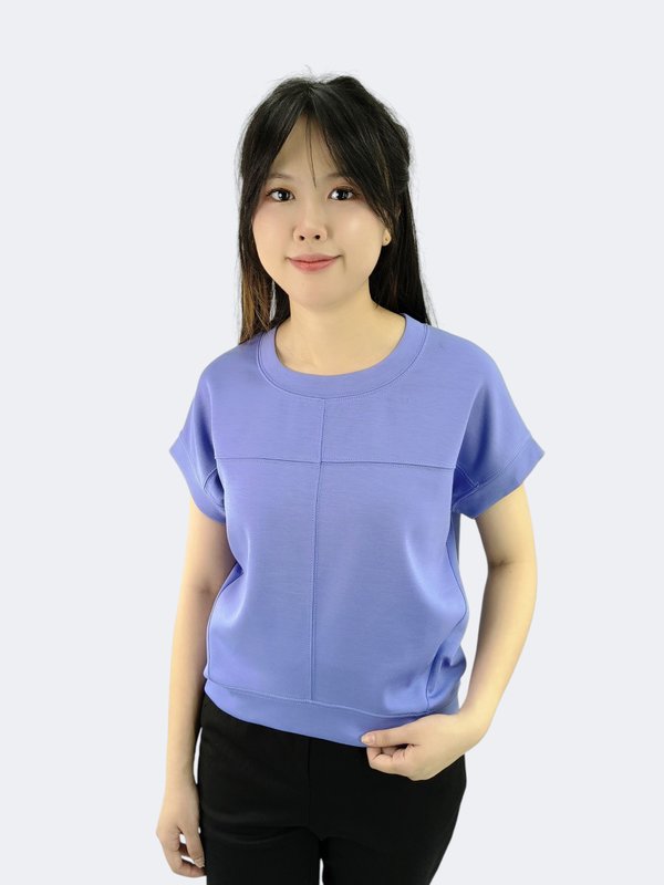 JUDE SOLID COLOR CROP TEE