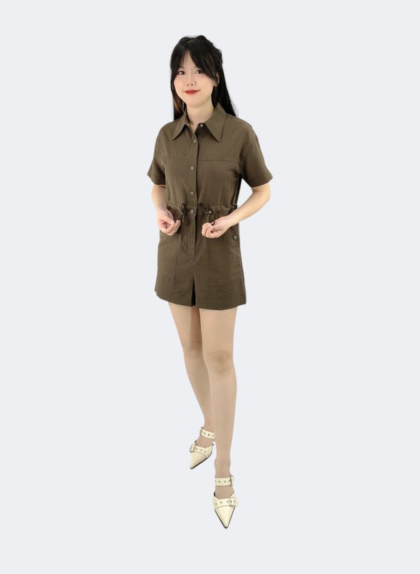 JAN UTILITY SHIRT ROMPER