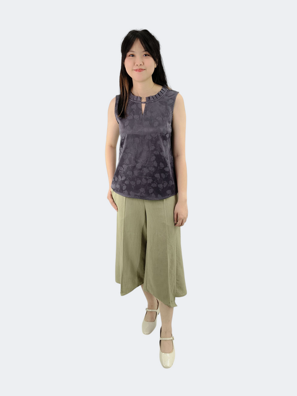 TANYA BLOSSOM JACQUARD TOP