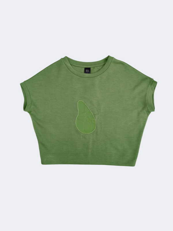 CIAN GRAPHIC CROP TEE