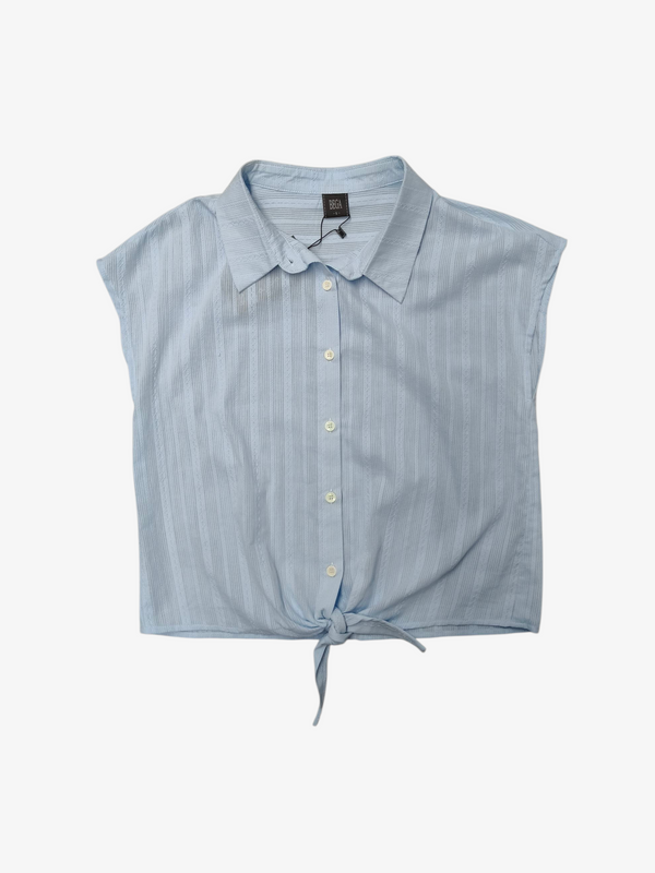 ELLIS KNOT-FRONT SHIRT BLOUSE