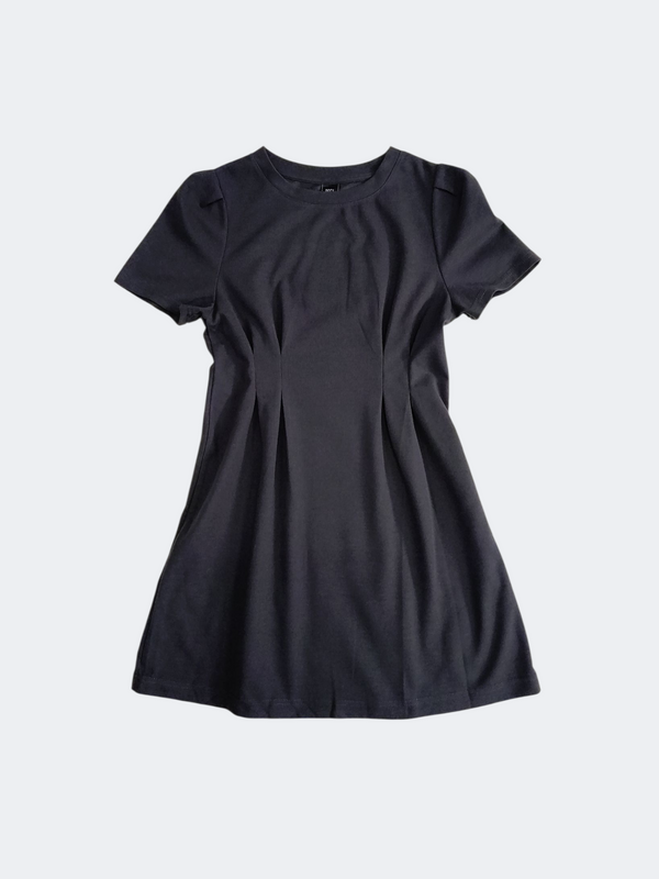 KYLIE STRUCTURED PLEATED DRESS