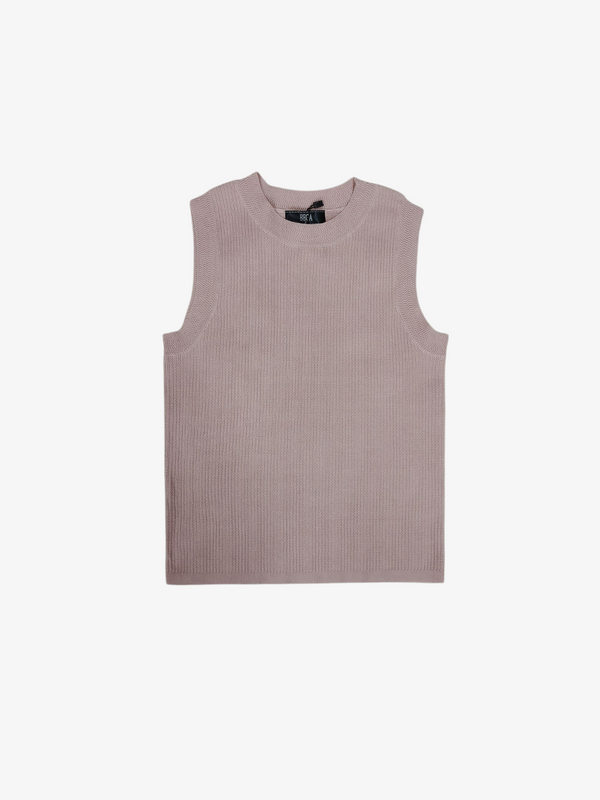 SARA MINIMALIST RIB TANK TOP