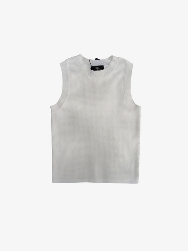 SARA MINIMALIST RIB TANK TOP