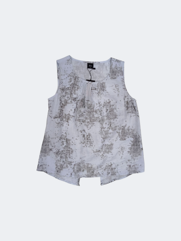 AYLA YEXTURED ABSTRACT BLOUSE