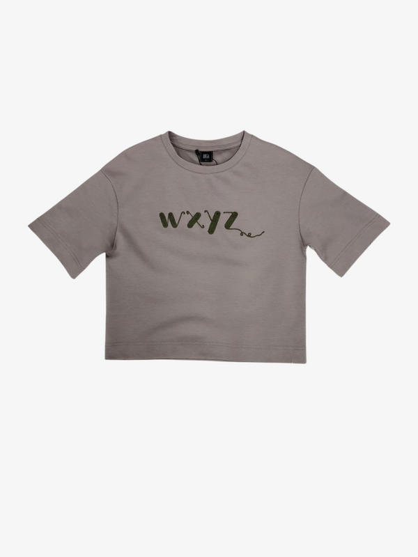 OLLY WXYZ EMBROIDERED T-SHIRT
