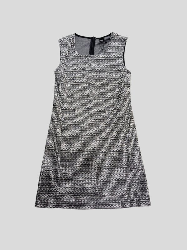 AOIFE TEXTURED SLEEVELESS DRESS