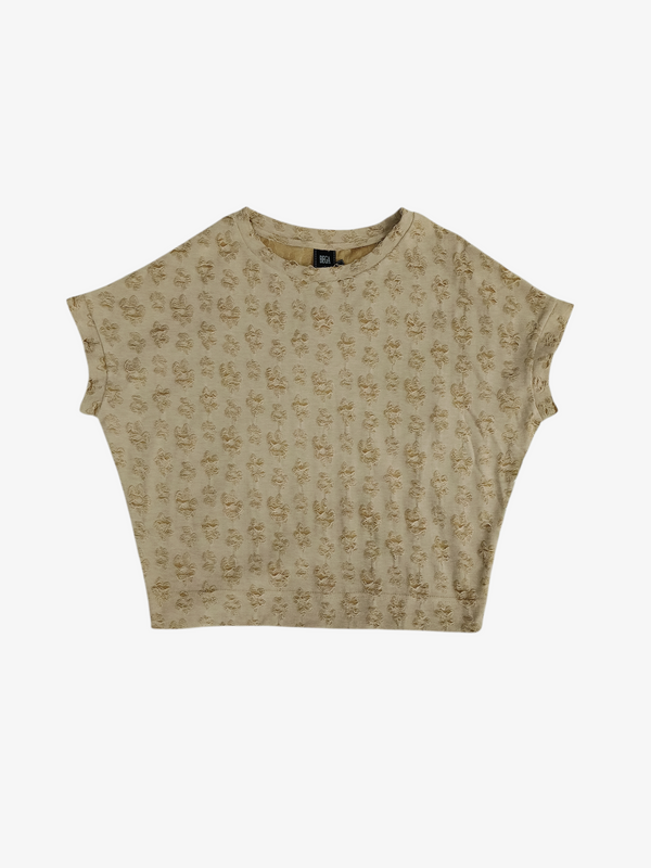 LYRA TEXTURED PATTERN CASUAL TOP