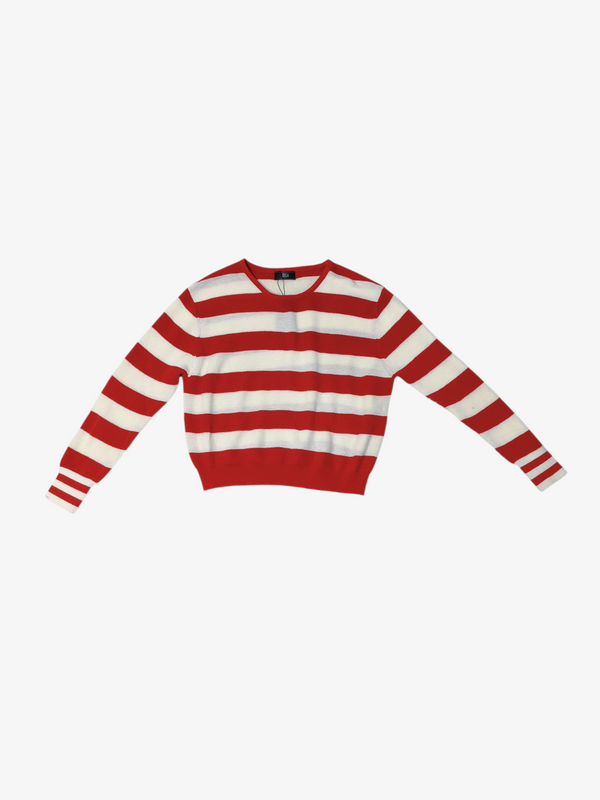 KAKA CLASSICE STRIPE KNIT TOP (KL35498)