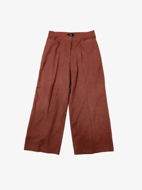 CAI MINIMAL HIGH-WAIST TAILORED PANTS (P56734)