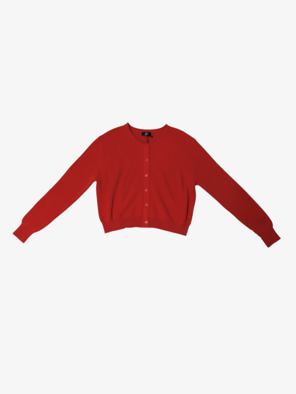 NANA BASIC BUTTON KNIT CARDIGAN (KJK35499)