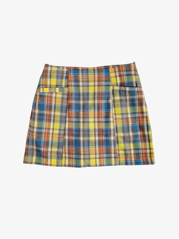 NASHA RETRO PLAID SKORT