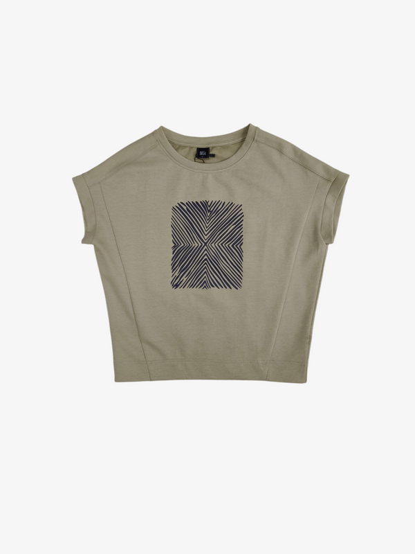 CADE MINIMAL GEOMETRIC GRAPHIC TEE (TS47396)