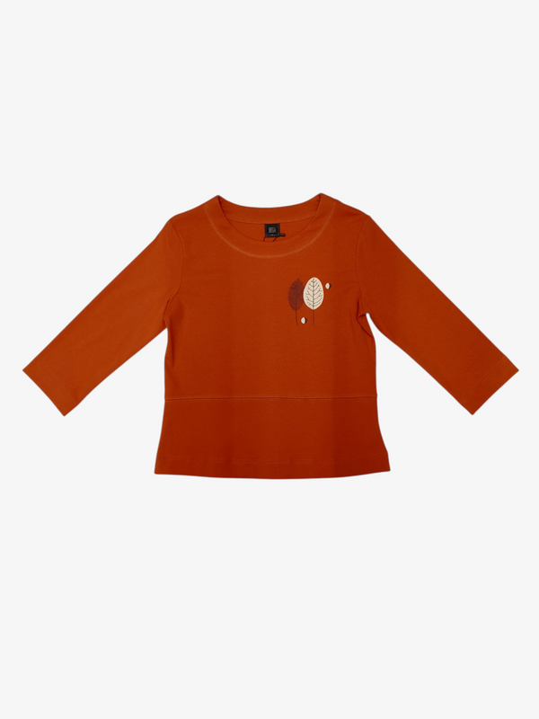 DORA EMBROIDERY SLEEVE TOP (TB47468)