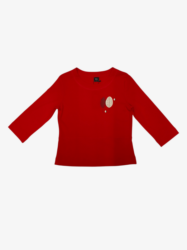 DORA EMBROIDERY SLEEVE TOP (TB47468)